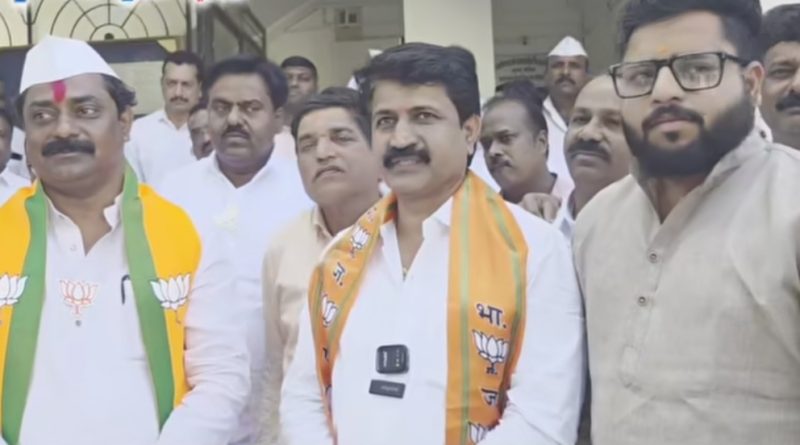 राजगड तालुक्याच्या काँग्रेस अध्यक्षांचा भाजप प्रवेश ! कारखाना व शेतकऱ्यांसाठी विकास संकल्प