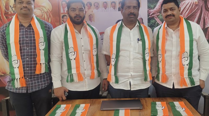 भोर तालुक्यातील निर्भीड पत्रकार वैभव धाडवे पाटील यांचा काँग्रेसमध्ये प्रवेश ! कामथडी-भोंगवली गटातून उमेदवारी जाहीर