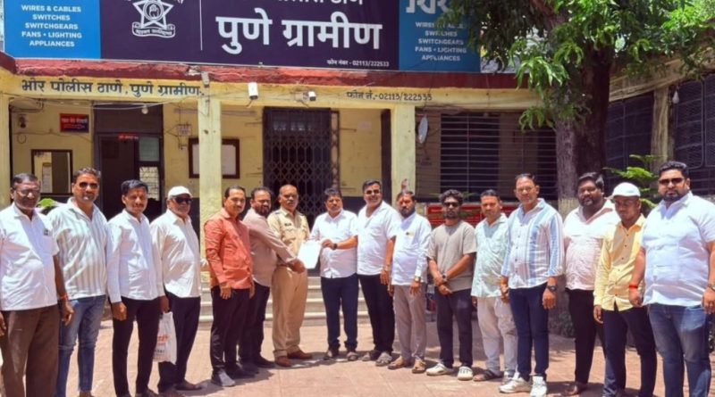 दारू, मटका आणि जुगार अड्ड्यांवर कारवाईची मागणी ! भोर पोलिसांना राष्ट्रवादीचे साकडे